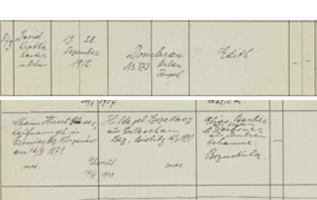 Edit Glaser Birth Record