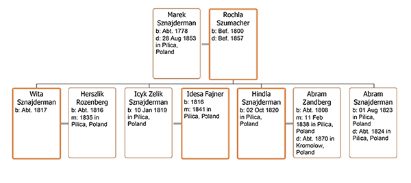 Sznajderman Ancestors